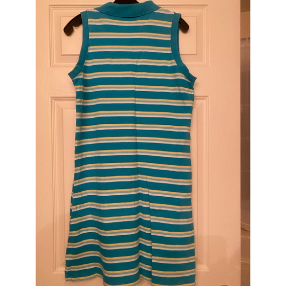 Women's Lilly Pulitzer Dress, M, Teal & Yellow - Picture 7 of 7